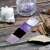 Runyangshi pirámide de obsidiana negra para aromaterapia y concentración diaria