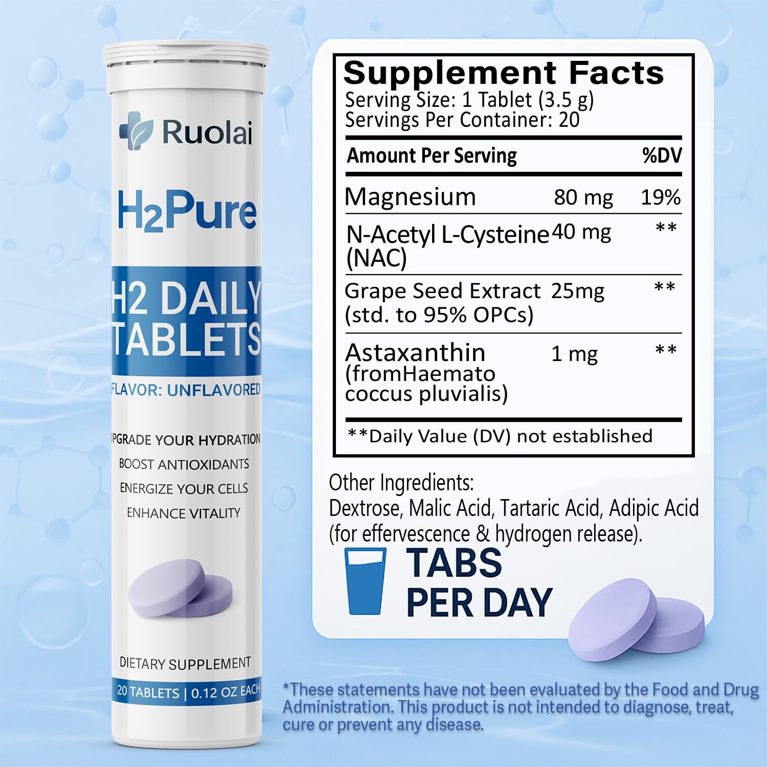 Ruolai H2pure tras entrenamiento, hidratación rápida para recuperación.