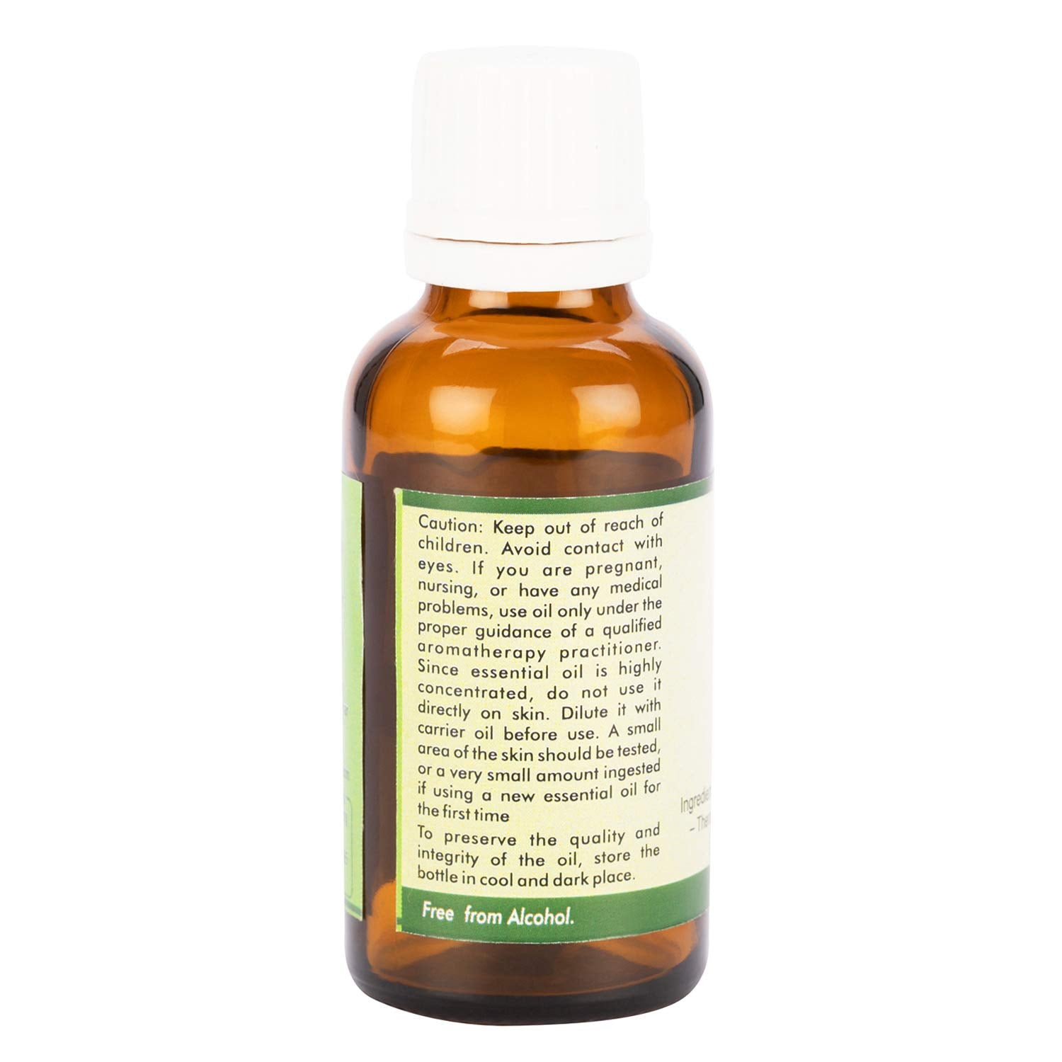 RV Essential Salvia, primer plano de etiqueta, muestra pureza y calidad.