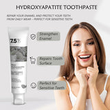 RWSEFK hidroxiapatita pasta dental: espuma suave que deja aliento fresco.