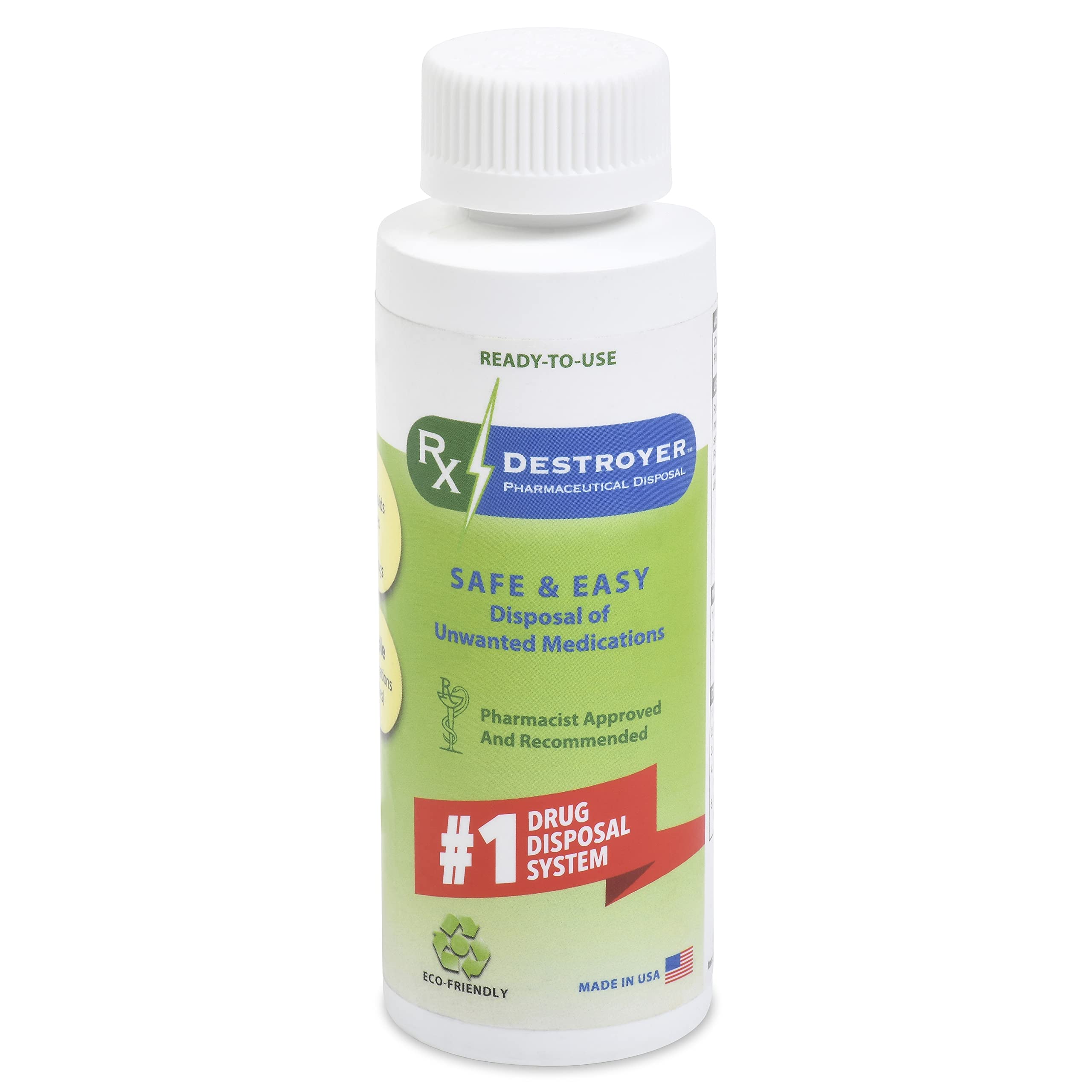 RX DESTROYER botella 4 oz en empaque listo para uso seguro