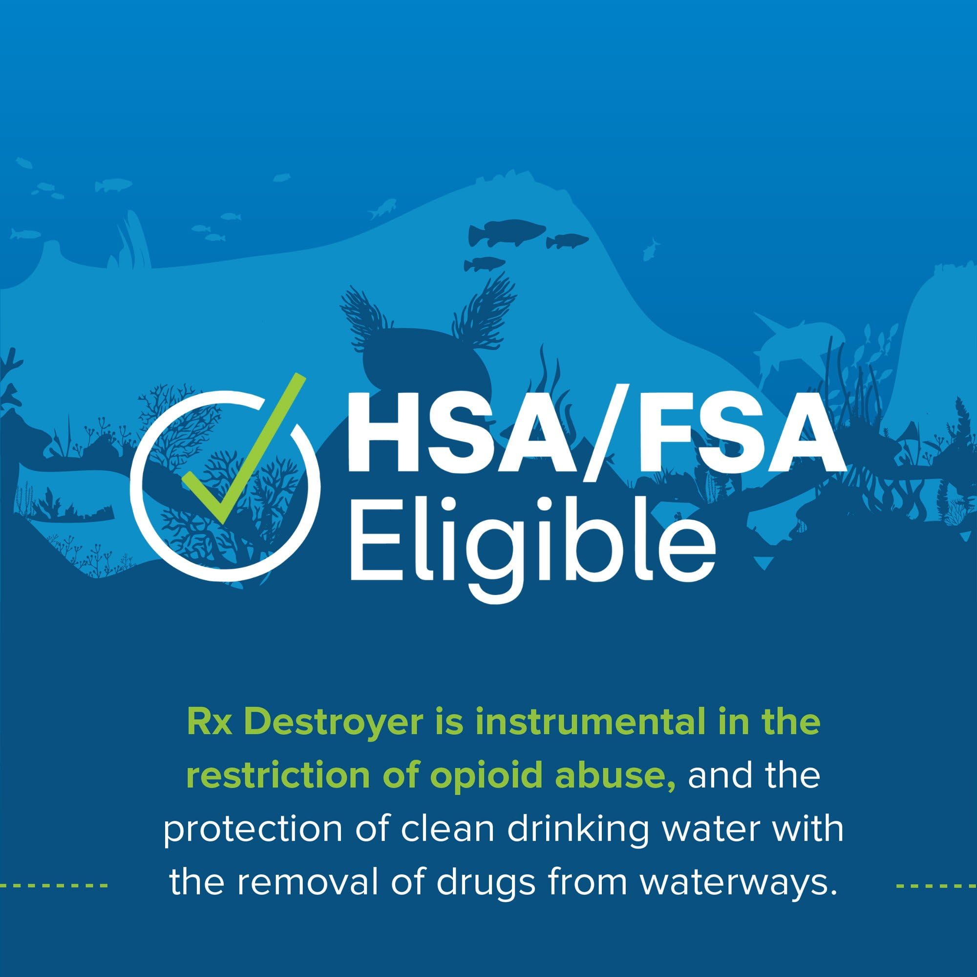RX DESTROYER etiqueta ecológica que reduce impacto ambiental.