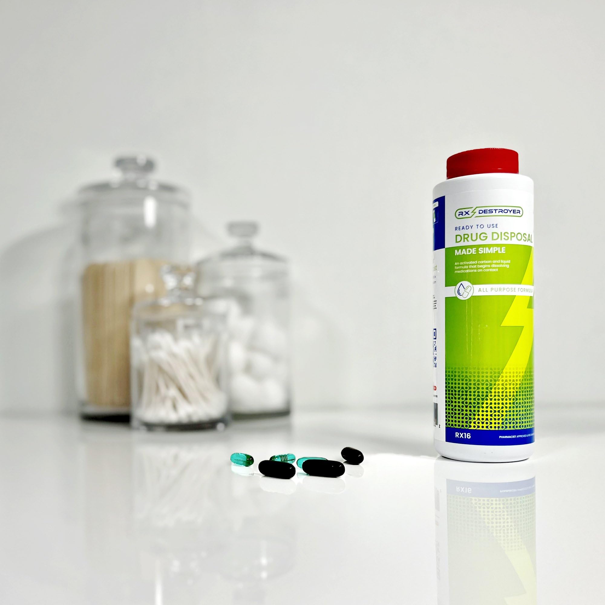 RX DESTROYER uso en negocios u hogares, opción conveniente y ecológica.