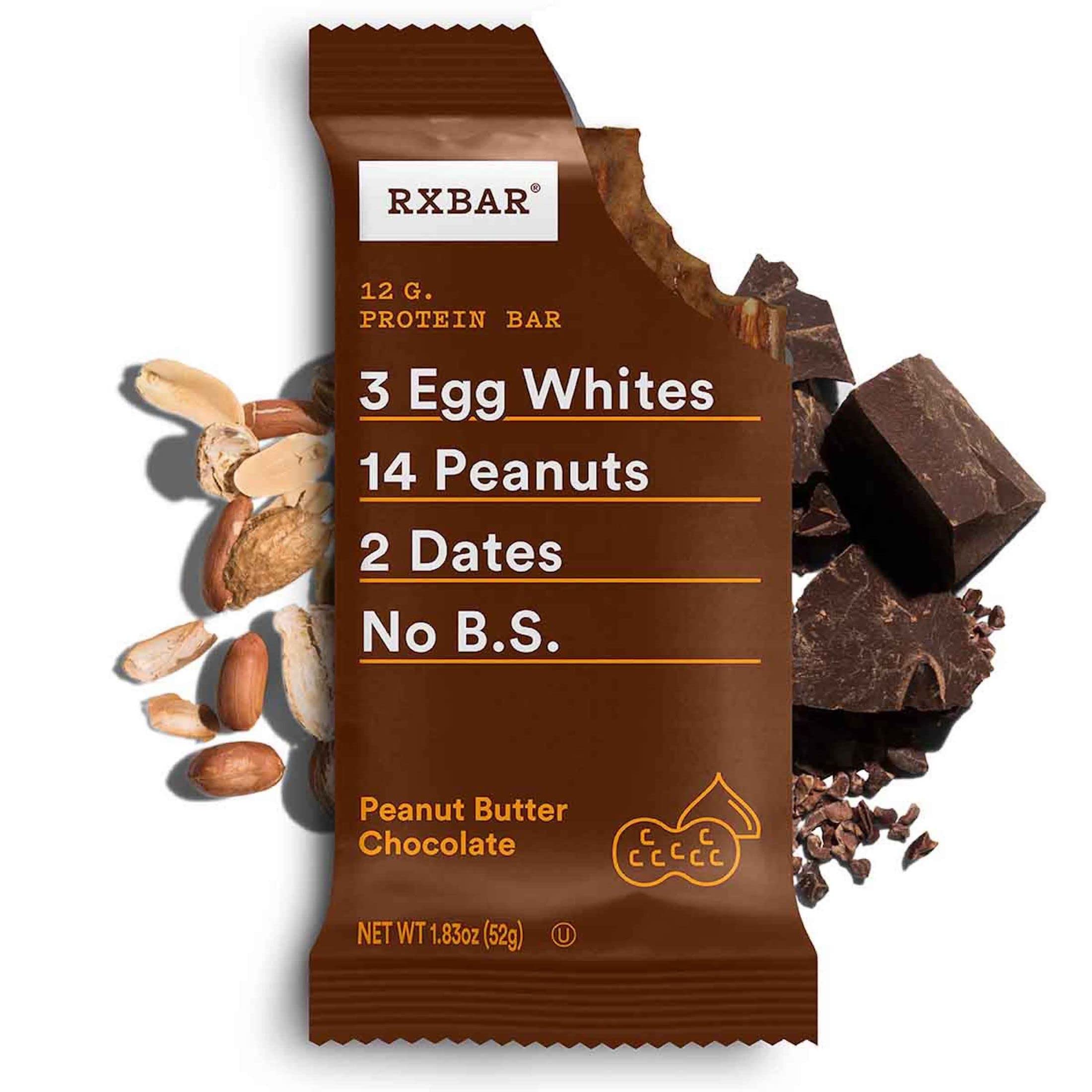 RXBAR barra chocolate sal marina, snack proteico con sabor intenso