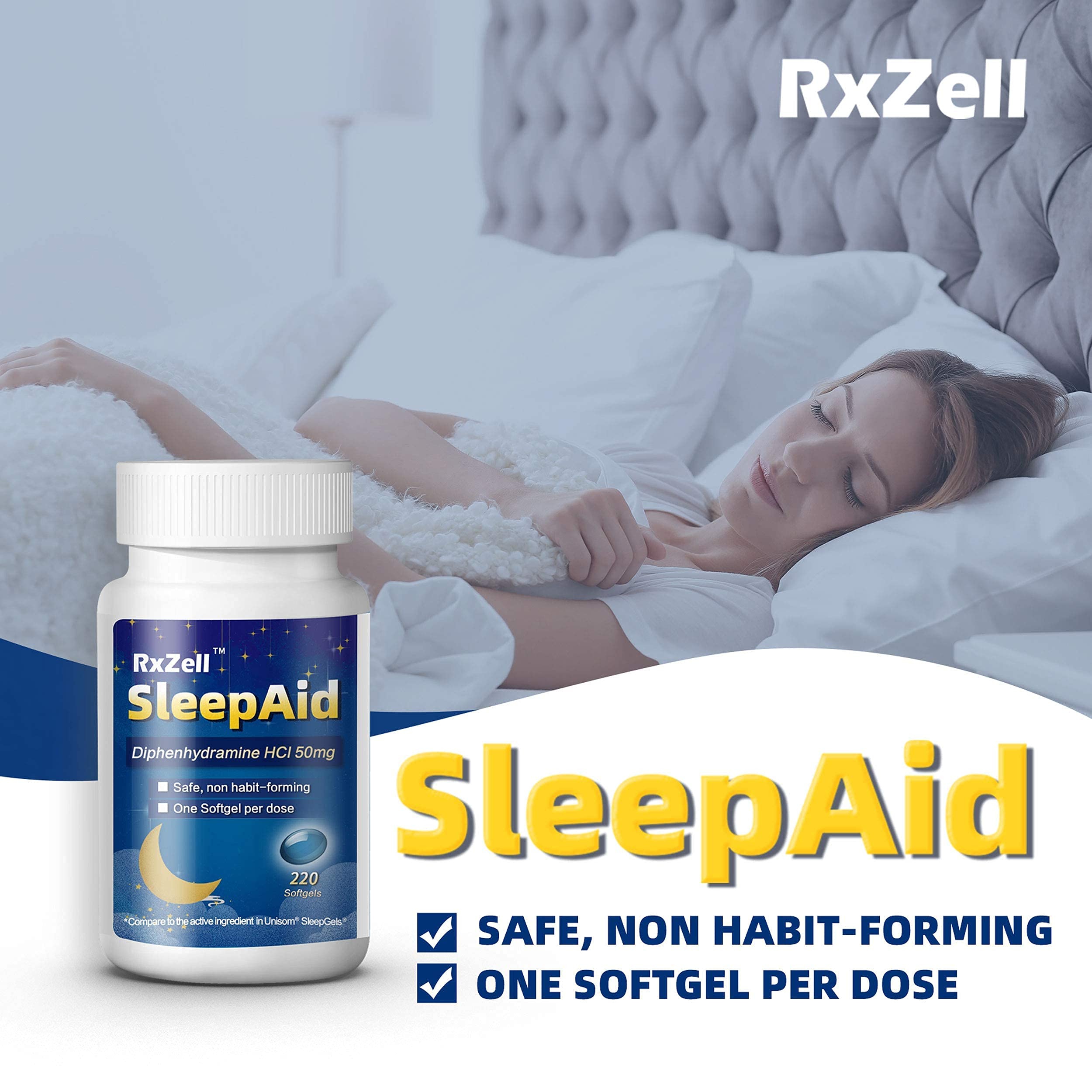 RXZELL dosis única por toma apta para adultos.