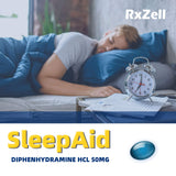 Frascos RXZELL en presentación doble para dormir