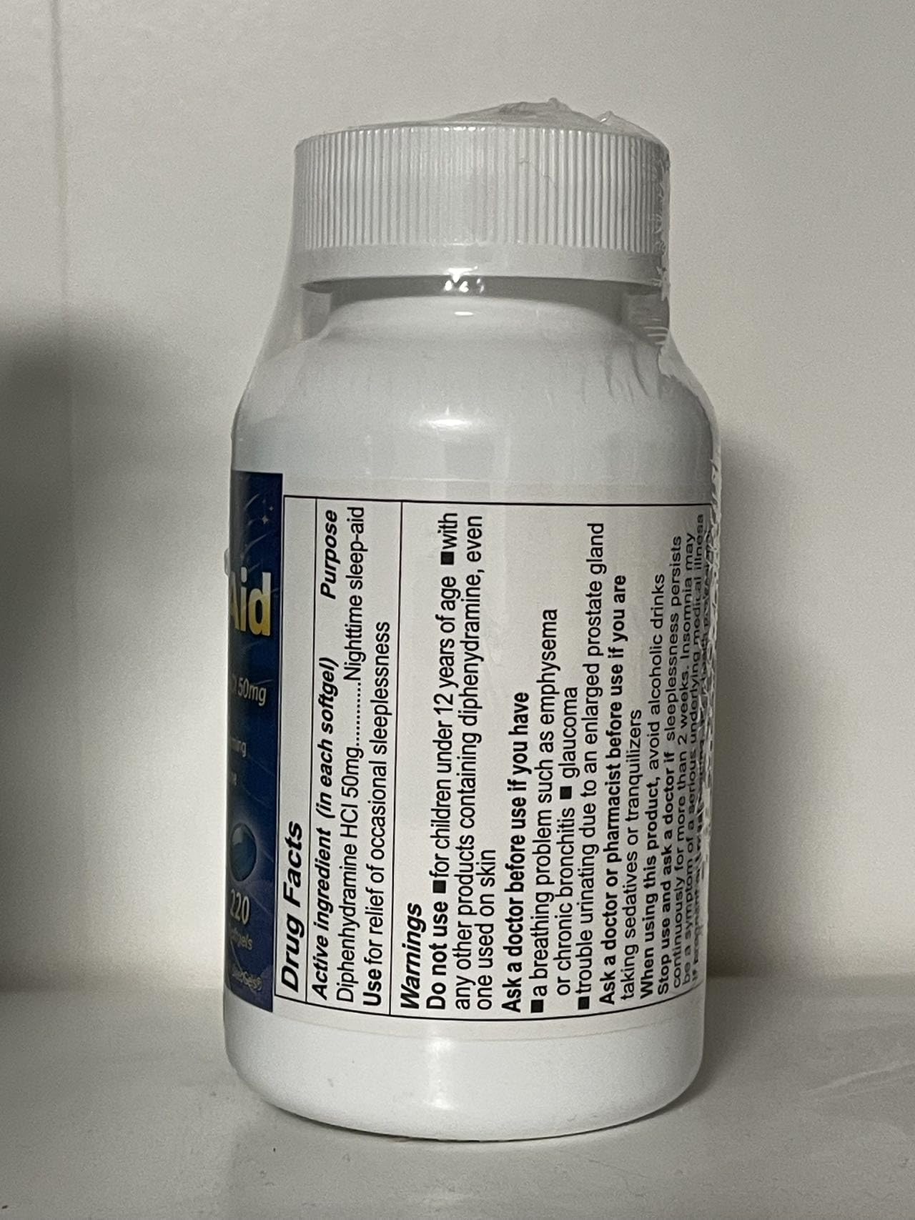 Presentación de dos frascos RXZELL para dormir