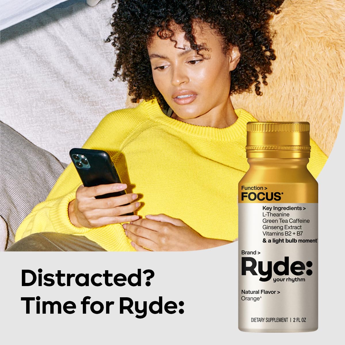 Ryde bolso portátil 2 oz: listo para llevar en cualquier lugar.