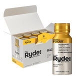 Ryde Focus Shot naranja: botella de 2 oz para concentración al instante.