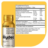 RYDE opción sin azúcar, botella para energía sin azúcares.