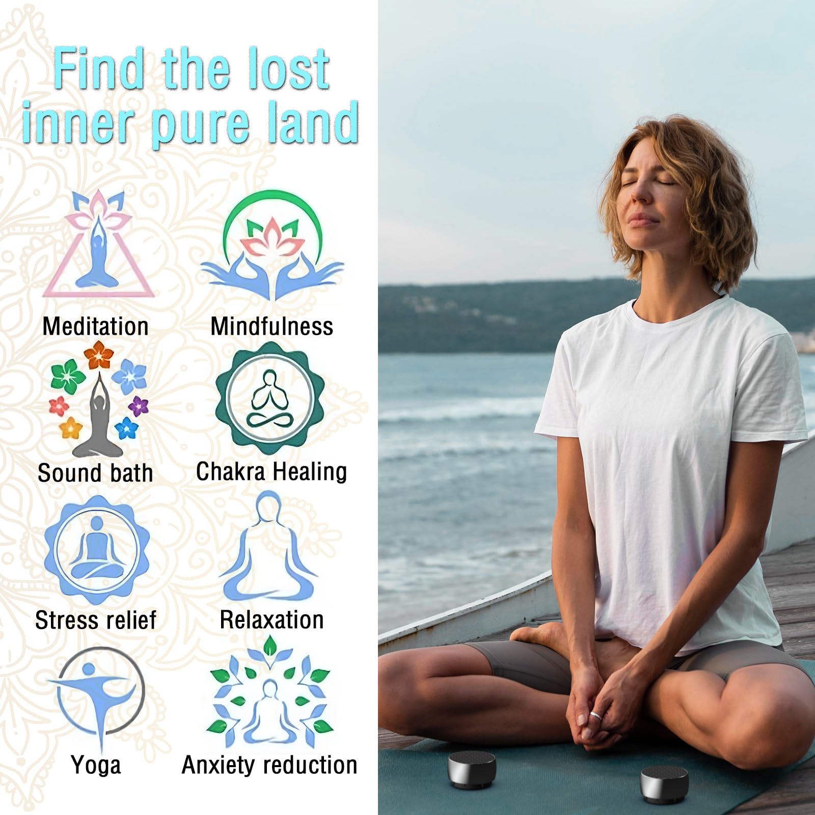 Rylaxtones Altavoces personalizados para una experiencia sonora envolvente en meditaciones