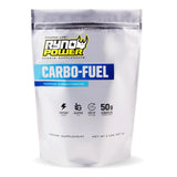 Ryno Power Carbo-Fuel en envase medidor para dosis constantes antes del entrenamiento