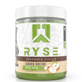 RYSE Loaded Greens verter jugo de manzana para un impulso natural