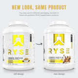 RYSE Loaded Protein Cinnamon Toast prebióticos y MCT para apoyo digestivo y energía sostenida