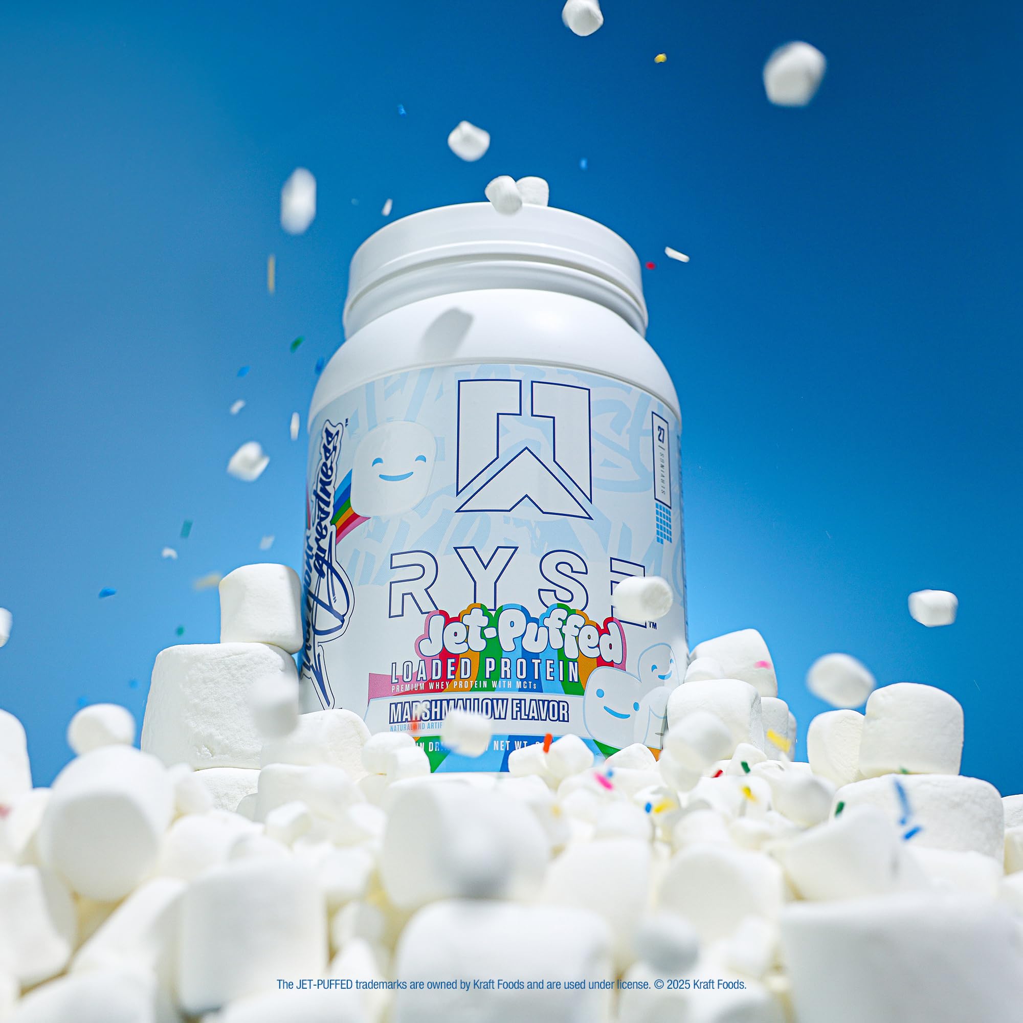RYSE Proteína Malvavisco Inflado con MCT para energía estable durante el entrenamiento