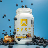 RYSE Proteína en Polvo arándano horneado: contiene MCT para energía sostenida