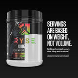 RYSE Godzilla Monsterberry Lime: entrenamiento enfocado y resistencia durante la sesión.