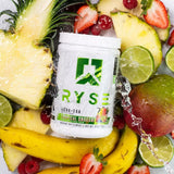 RYSE BCAA EAA Tropical SnoCone en empaque práctico para cada entrenamiento.