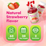 Saajoor gomitas magnesio ingredientes limpios, sin gluten ni lacteos