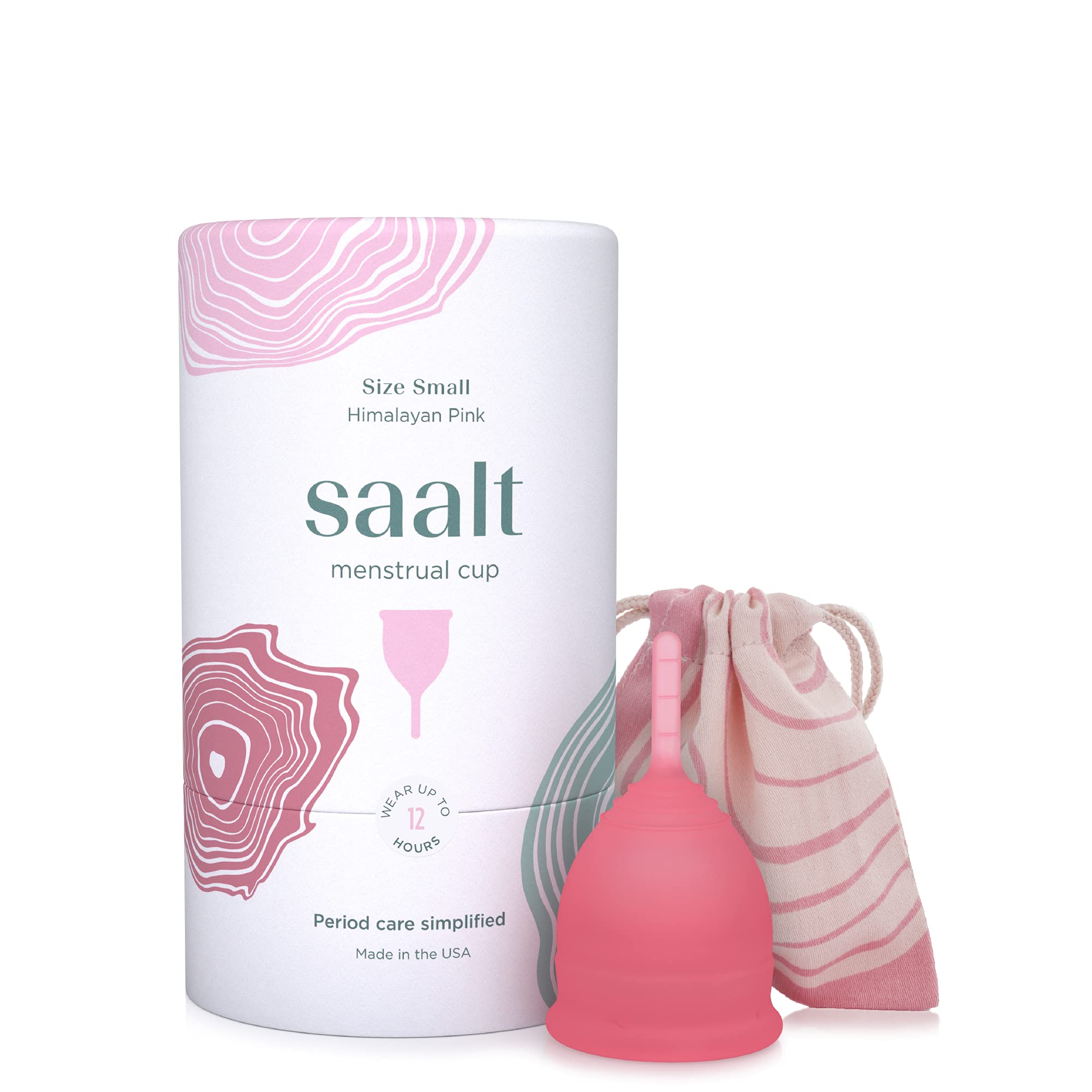 Copa Saalt en su presentación, lista para guardar y proteger durante el ciclo.