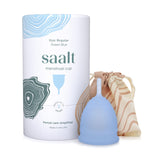 Copa Saalt regular azul océano, protección de hasta 12 horas.