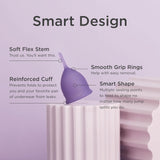 Superficie suave de Saalt Soft para uso diario sin irritación.