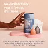 Uso diario cómodo con Saalt Soft para protección sin fugas.