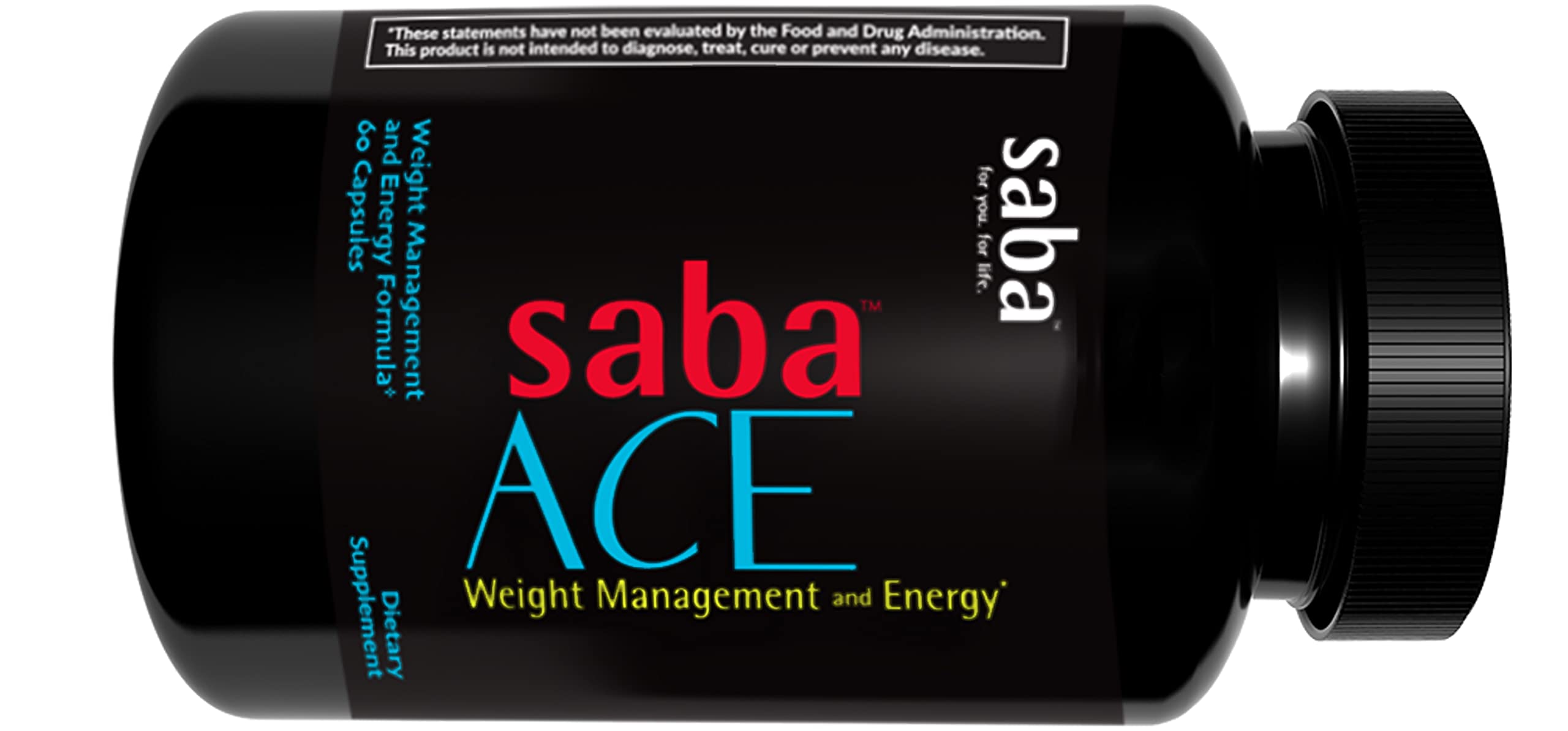 Caja de 60 cápsulas Saba ACE, fácil dosificación diaria