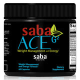 Botella de Saba ACE G2 mostrando energía y control del apetito.