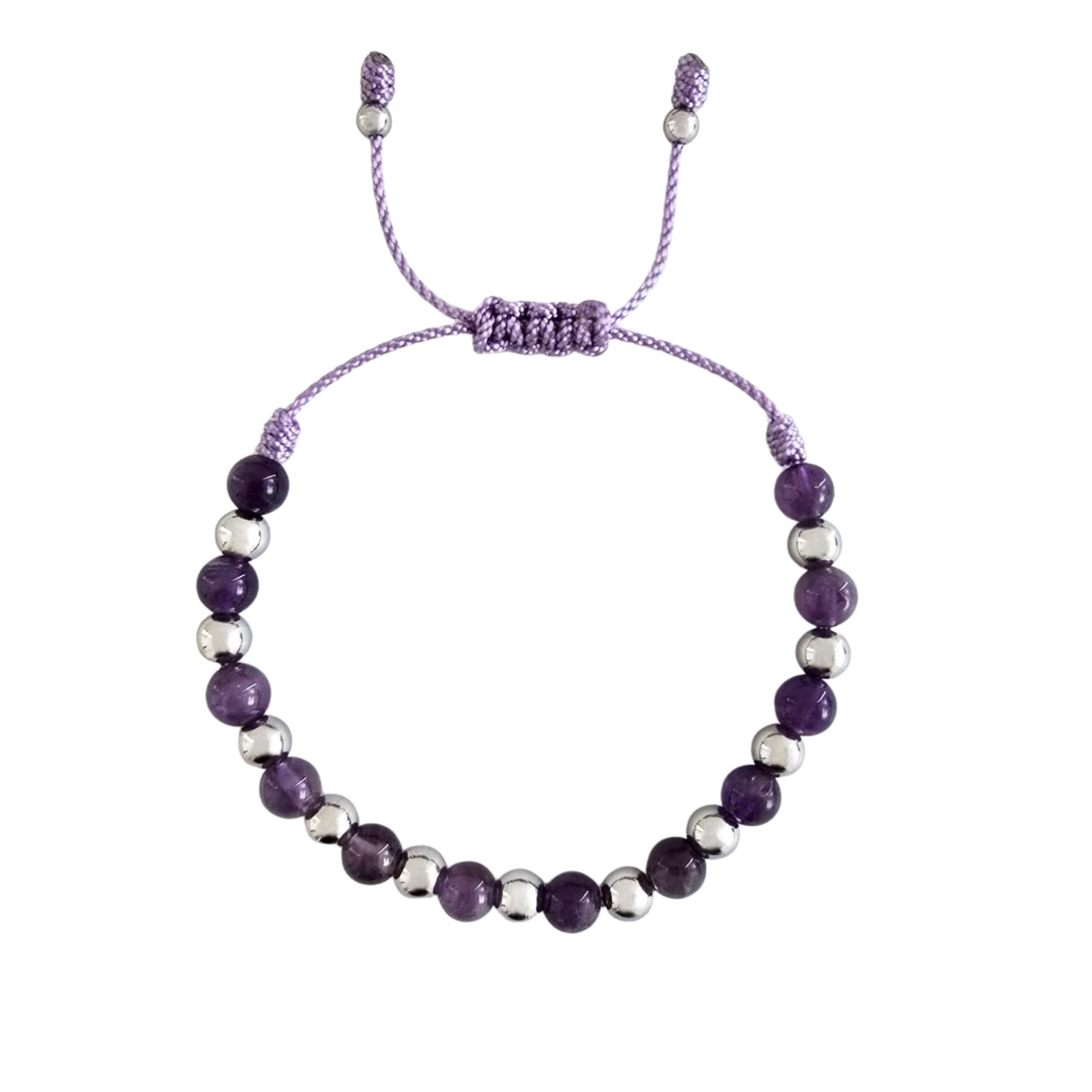 Pulsera de amatista Sabeli, regalo perfecto para momentos de calma.