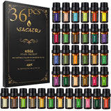 SACATR set de 36 aceites esenciales para difusor y spa en casa.