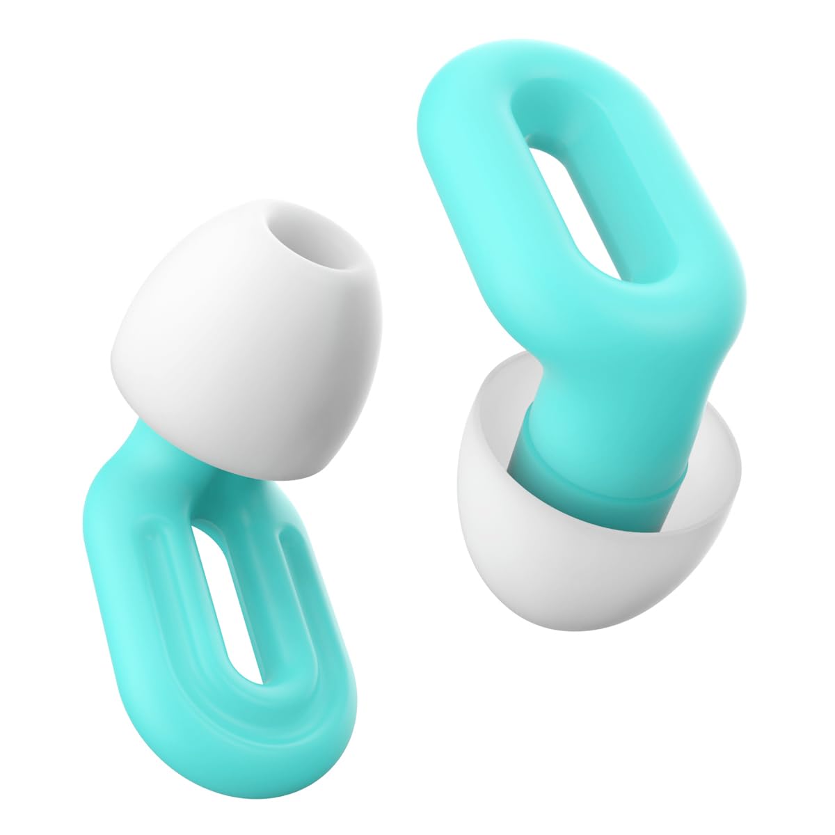 Saccater Focus tapones de silicona reutilizables para enfoque cómodo en la oreja
