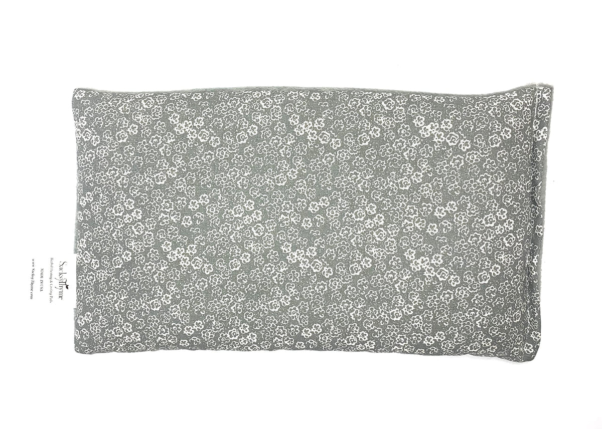 Sacksy Thyme almohadilla-calor-microondas para alivio rápido de molestias en espalda y cuello.