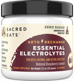 Sacred Eats electrolito cetogénico en botella para hidratar durante entrenamientos.