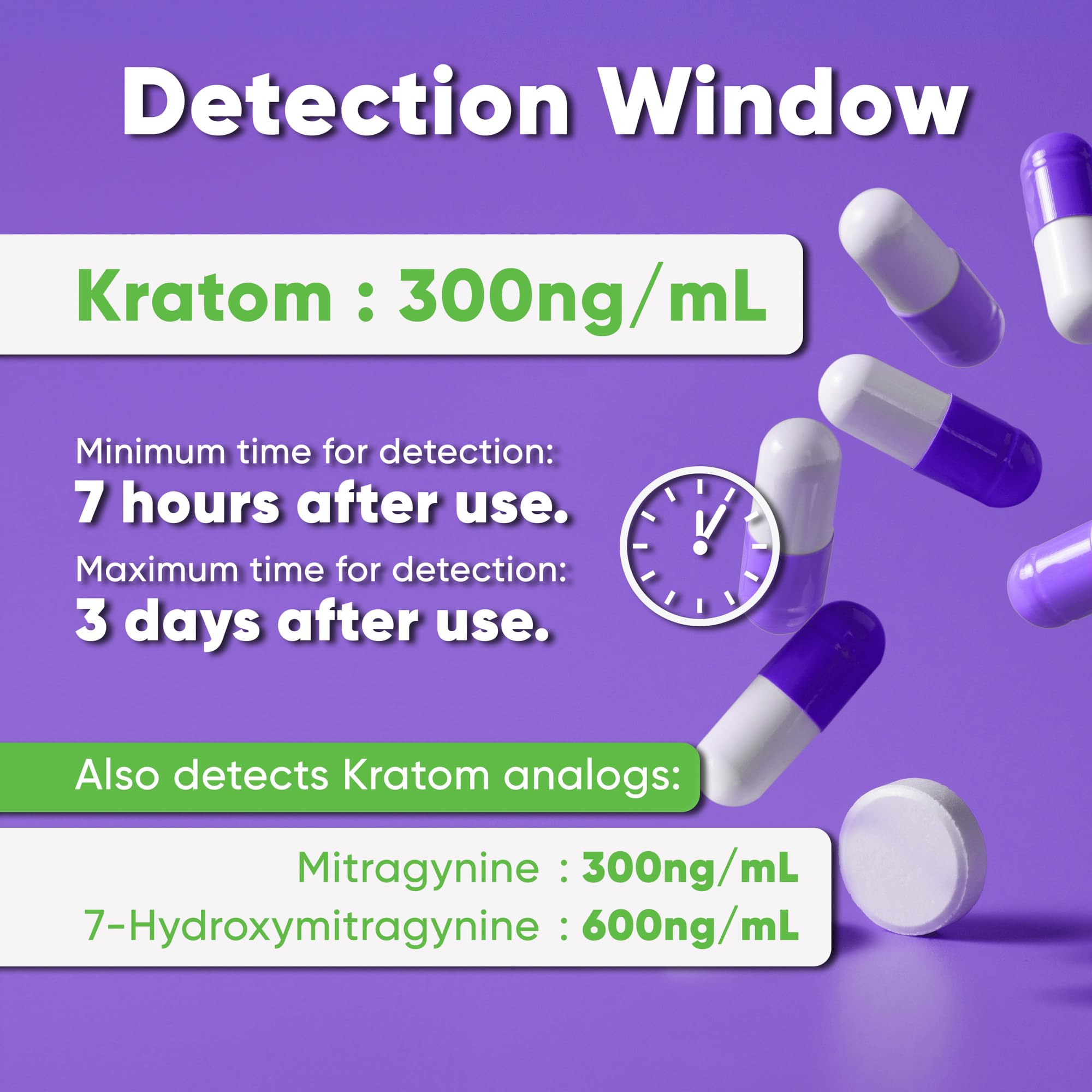 Safe Life Kratom Dip Card: instrucciones simples para uso rápido.