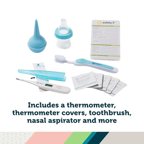 Aspirador nasal Safety 1st Deluxe Kit con punta flexible.