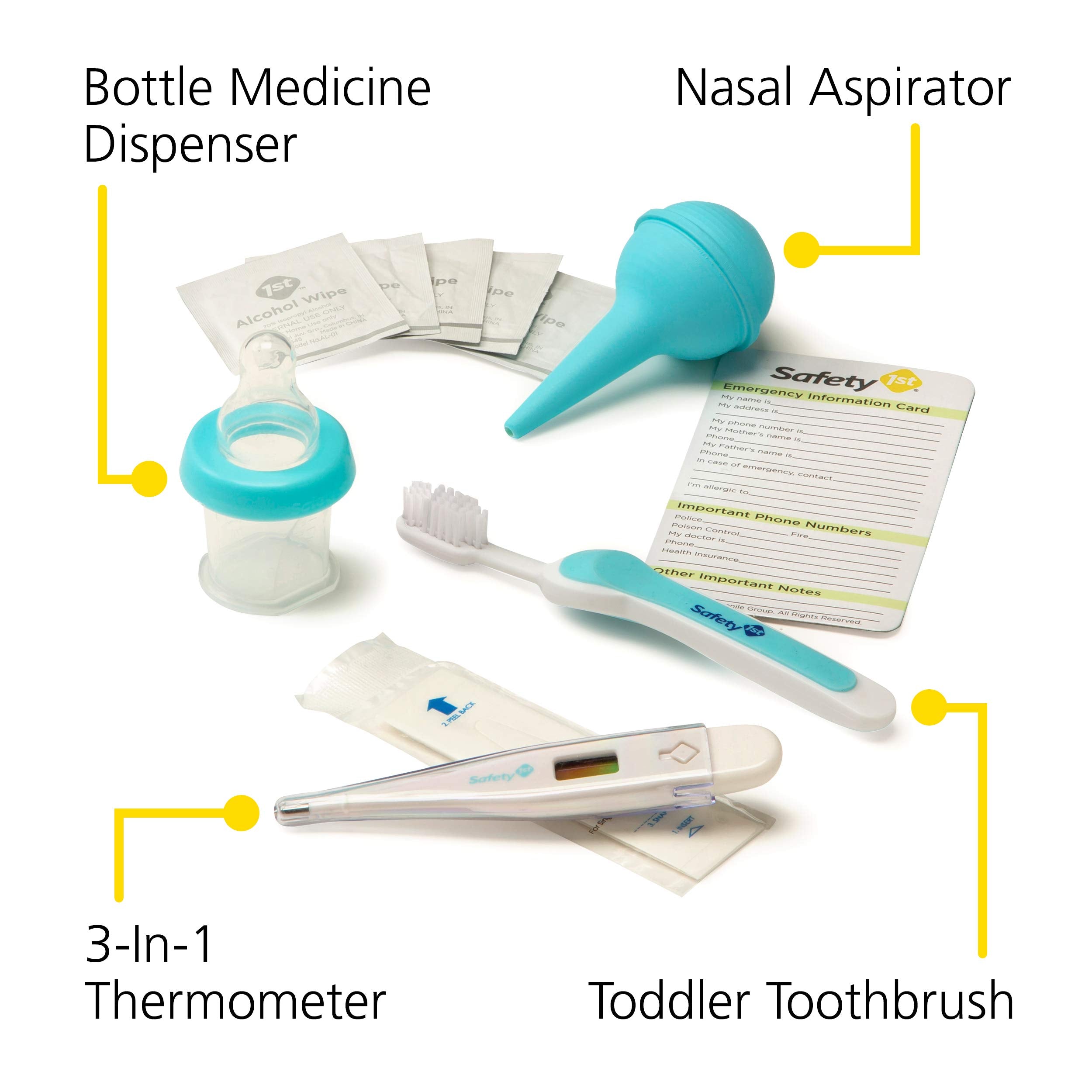 Termometro digital del Safety 1st Deluxe Kit para medición rápida.