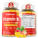 Safgumjel gomitas B1 Benfotiamina 500mg, textura suave para energía diaria