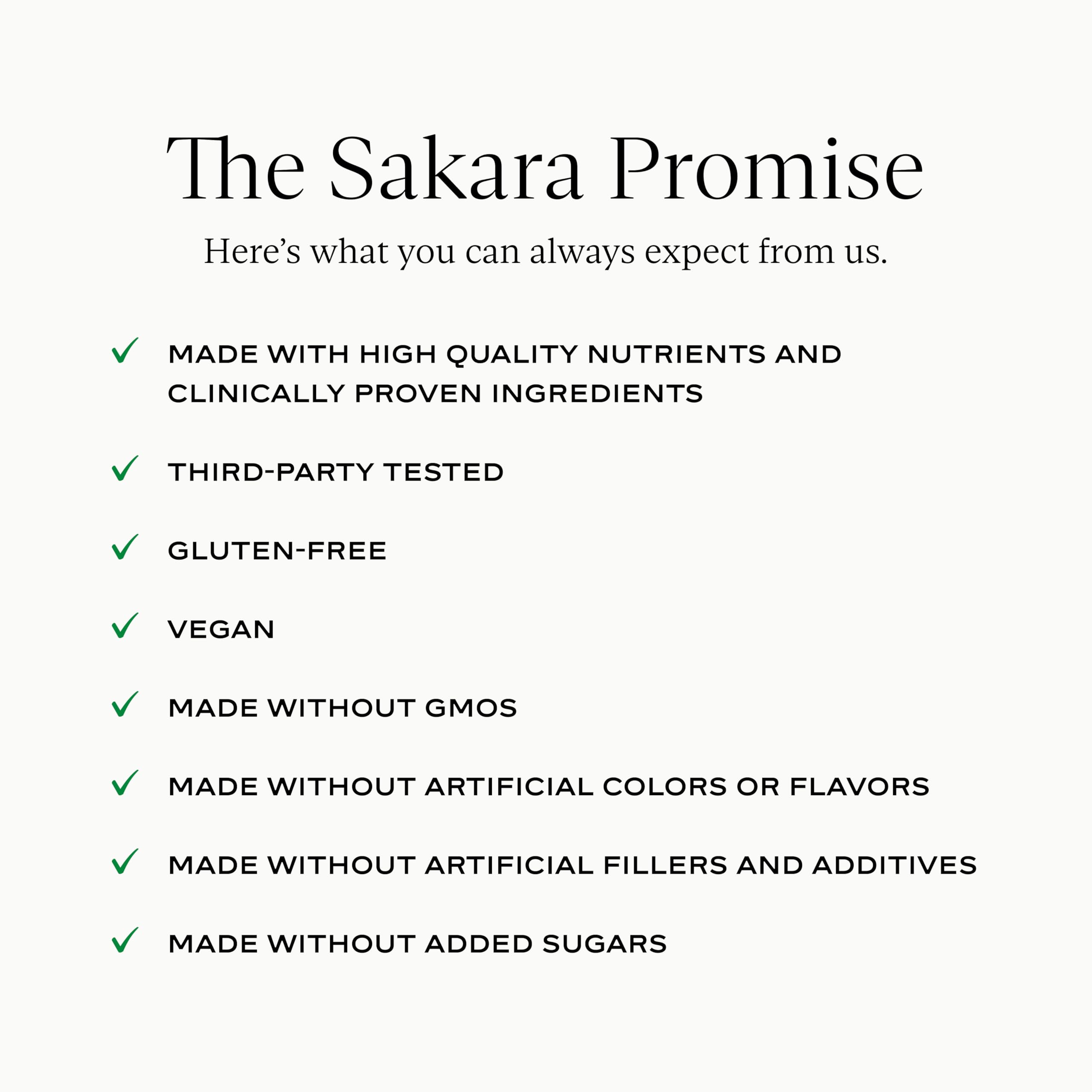 SAKARA Serene State, uso diario: apoyo a un estado mental equilibrado