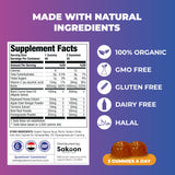 Sakoon Nutrition: miel y aceite de semilla negra, combinación de sabor suave.