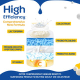 Etiqueta Sakpwer IGG 60% indica alta calidad del colostrum