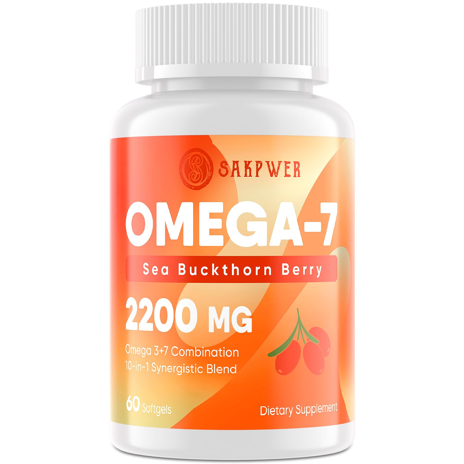Sakpwer Omega-7: sin alérgenos lácteo gluten soja nueces