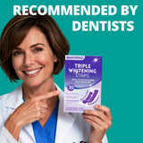 SAKYPRORAL sistema triple acción ofrece blanqueamiento suave y seguro para esmalte.