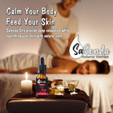 Aceite de ricino Salenda utilizado como base para masajes y mezclas