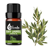 Salenda Aceite Esencial Hojas Laurel, botella primer plano con aroma vigorizante
