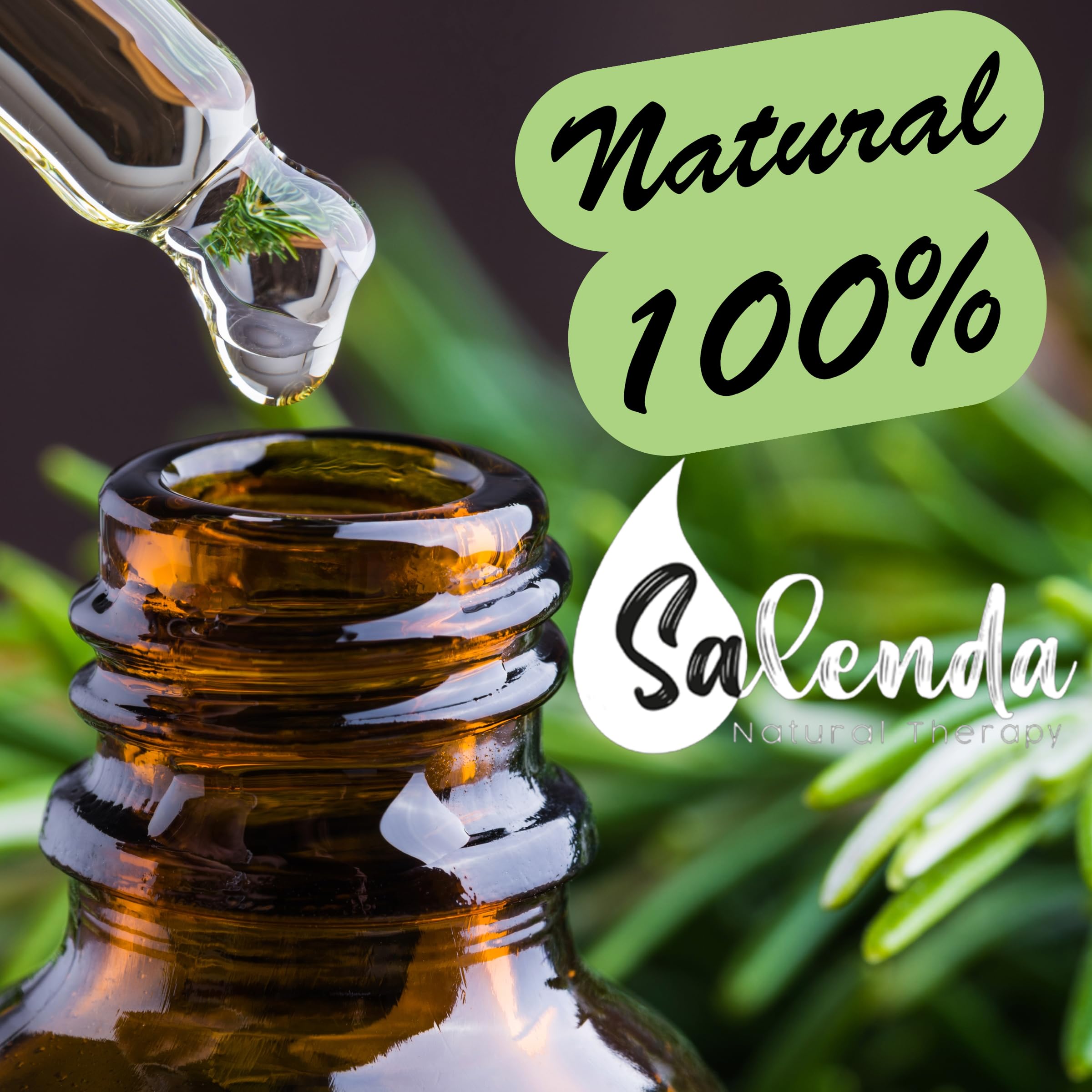 Salenda aceite de romero para cabello, favorece cuero cabelludo nutrido.