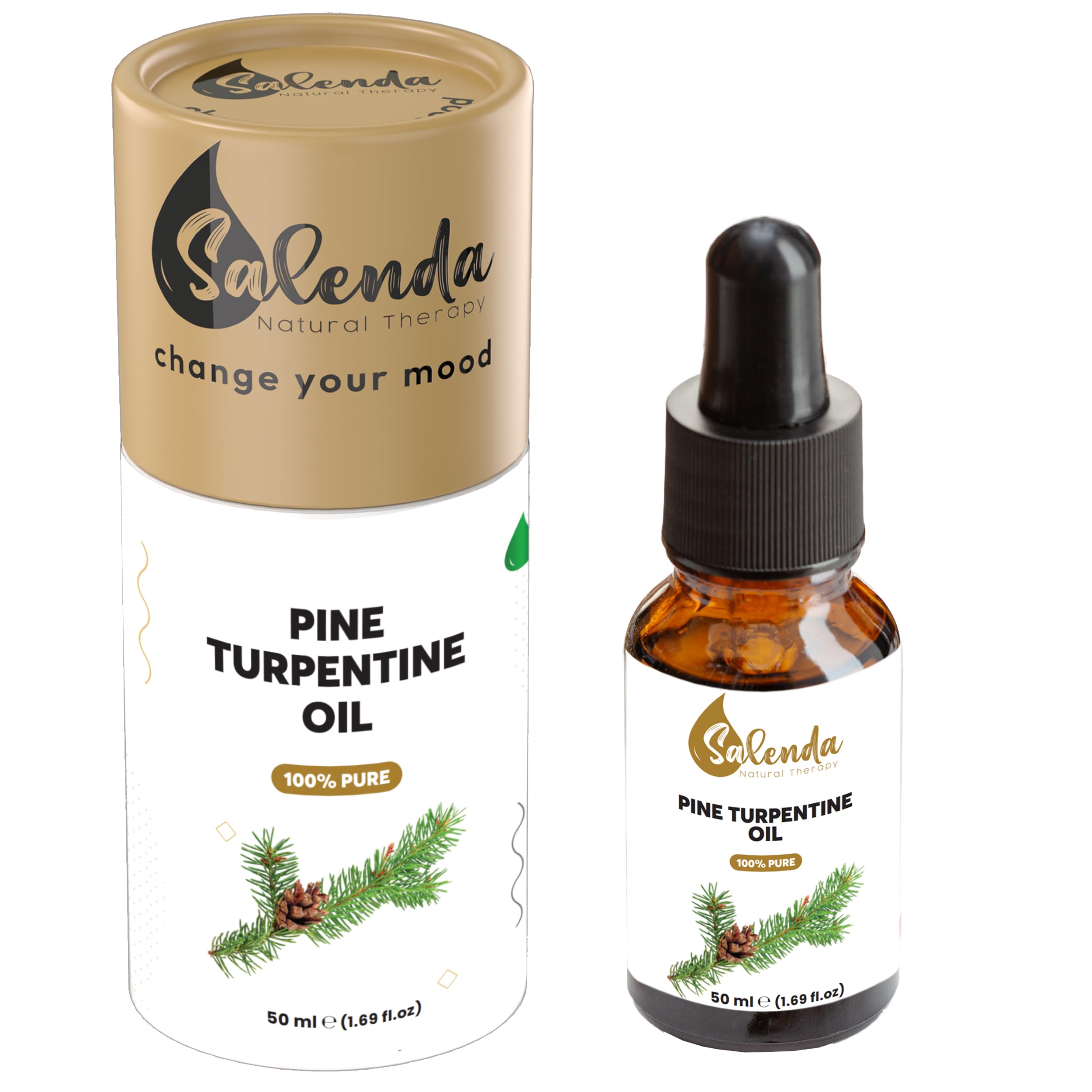SALENDA Aceite de Trementina de Pino para difusor, aroma fresco para espacios