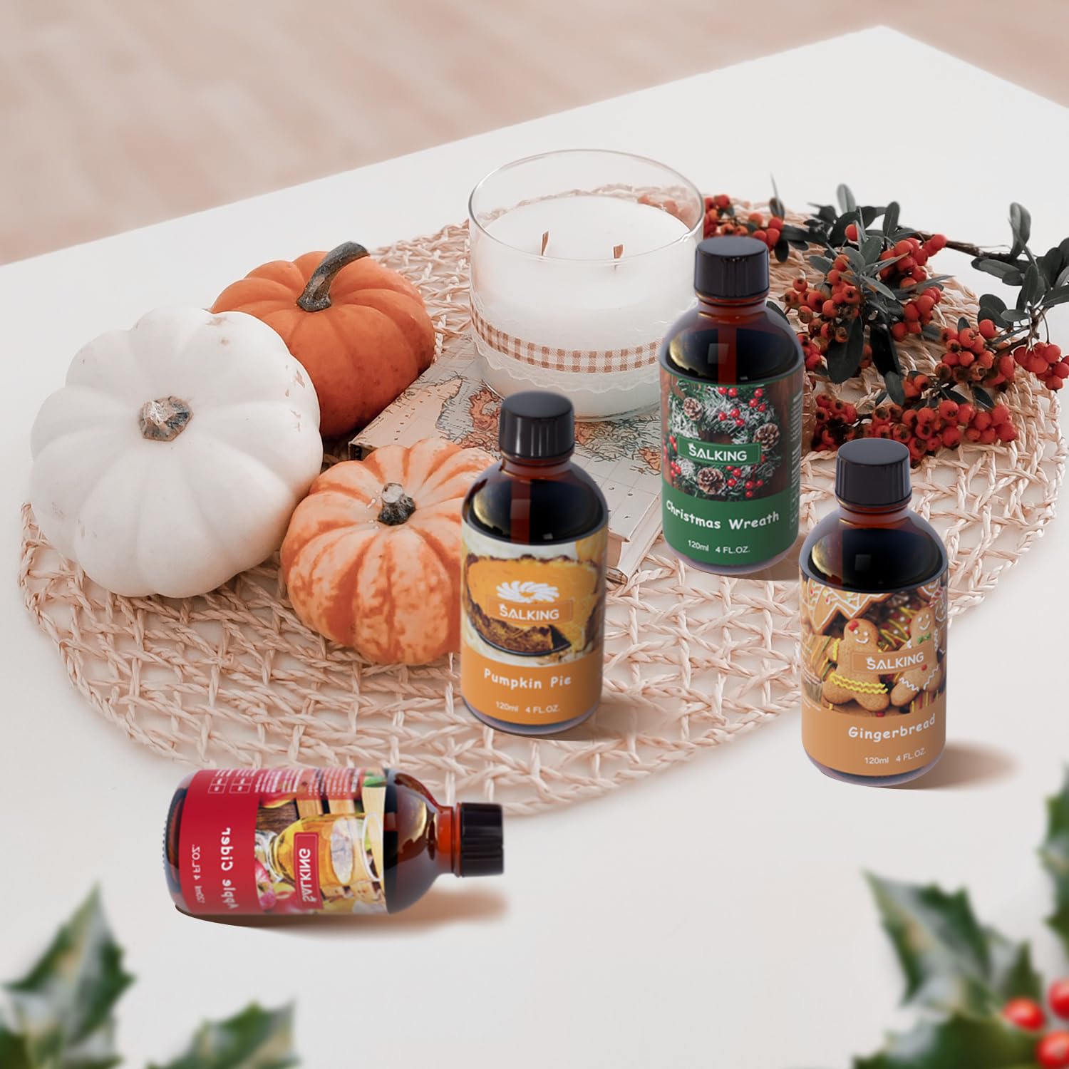 SALKING aceite aroma calabaza para ambientar con difusor