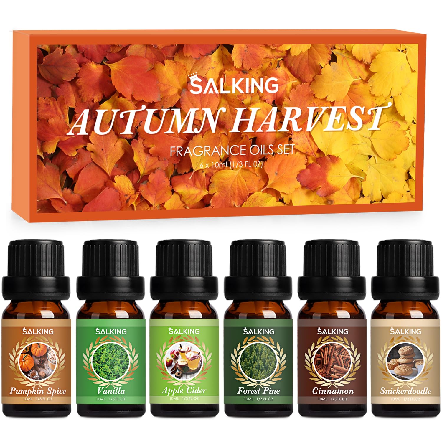 Salking canela de otoño: aroma cálido para difusor y ambiente acogedor.