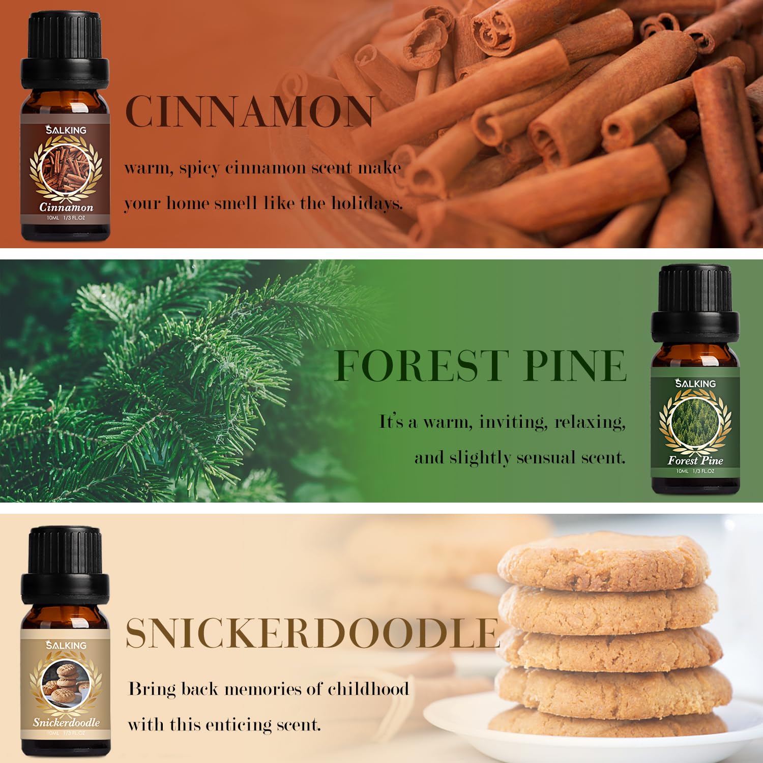 Salking vainilla: aroma suave para difusor y ambiente reconfortante.
